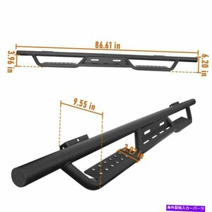 Nerf Bar スチールドロップサイドステップバーランニングボードバーフィットフォードF-150スーパークルー2009-2014 Steel Drop Side Steps