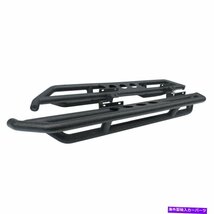 Nerf Bar ジープラングラーJK 2ドア2007-2018サイドステップランニングボードバーブラックUS For Jeep Wrangler JK 2 Door 2007-2018 Side_画像2