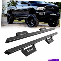 Nerf Bar 5 '' 2007-2020トヨタツンドラクルーマックスブラックキックスの5 ''ランニングボードサイドステップバー 5'' Running Boards Si_画像2