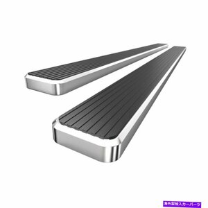 Nerf Bar EBOARDステンレス鋼ポリッシュフィット07-18シルバラードシエラダブルキャブ eBoard Stainless Steel Polished Fit 07-18 Silver