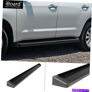 Nerf Bar ステインブラック6 IBOARDサイドステップnerfバーフィット08-22トヨタセコイア Stain Black 6 iBoard Side Step Nerf Bar Fit