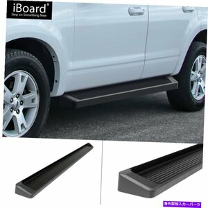 Nerf Bar 6 ブラックiboardランニングボードフィット06-10フォードエクスプローラー4ドア 6 Black iBoard Running Boards Fit 06-10 For