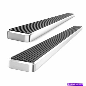 Nerf Bar 5 07-18シボレーシルバラード/GMCシエラレギュラーキャブ用のシルバーEBOARDランニングボード 5 Silver eBoard Running Boards