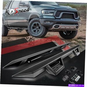 Nerf Bar 3 アルミニウムランニングボードドロップステップパッド19-20 RAM 1500クルーキャブ用ネルフバー 3 Aluminum Running Board Dr