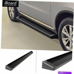 Nerf Bar プレミアム6 ブラックiboardサイドステップフィット11-22ダッジデュランゴ4ドア Premium 6 Black iBoard Side Steps Fit 11-22