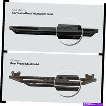 Nerf Bar IARMORオフロードサイドステップアーマーフィット19-22シルバラードシエラレギュラーキャブ iArmor Off-Road Side Steps Armor F_画像3