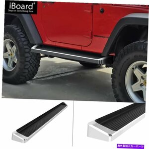 Nerf Bar 6 IBOARDサイドステップnerfバーフィット07-18ジープラングラーJK 2DR 6 iBoard Side Step Nerf Bar Fit 07-18 Jeep Wrangler