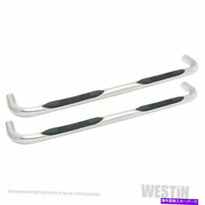 Nerf Bar Westin 23-3930 Eシリーズ3ラウンドナーフステップバー Westin 23-3930 E-Series 3 Round Nerf Step Bars