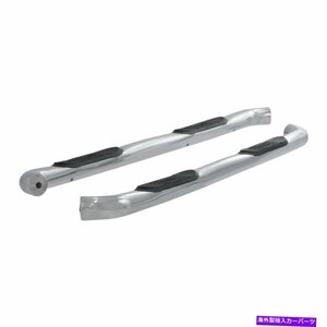 Nerf Bar 2015-2022 F-150スーパークルーキャブのための牡羊座3インチステンレスサイドステップナーフバー Aries 3in Round Stainless Sid