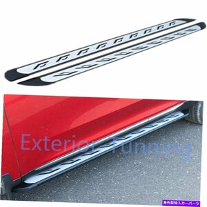 Nerf Bar ヒュンダイサンタフェスポーツ2013-2018サイドステップネルフバーに合う2PCSランニングボード 2Pcs Running Boards fits for Hyu