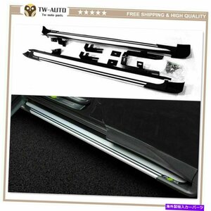 Nerf Bar トヨタRAV4 RAV-4 2013-2018固定ドアランニングボードサイドステップnerfバーに適合 Fits for Toyota RAV4 RAV-4 2013-2018 Fixe