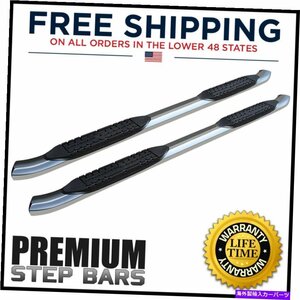 Nerf Bar 4IN OEステンレス鋼側のステップ日産タイタンクルーキャブ2004-2022用ネルフバー 4in OE Stainless Steel Side Steps Nerf Bars