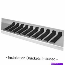 Nerf Bar ランニングボードサイドステップレールnerfバープレミアム6インチアルミニウム-OSA8877ALM -6 Running Boards Side Steps Rails_画像2