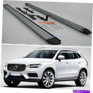 Nerf Bar XC60 2018-2021ランニングボードサイドステップペダルナーフプロテクターバーに適合 fits for XC60 2018-2021 Running Boards Si