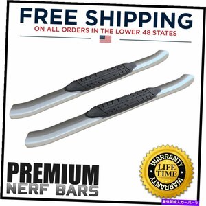 Nerf Bar 4in OEステンレスサイドステップ07-21 Tundra Standard Cab 2ドアのためのnerfバー 4in OE Stainless Side Steps Nerf Bars For