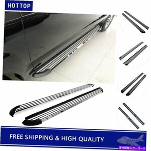 Nerf Bar 固定ドアランニングボードサイドステップNERFバーフィットトヨタRAV4 RAV-4 2013-2018 Fixed Door Running Board Side Step Nerf