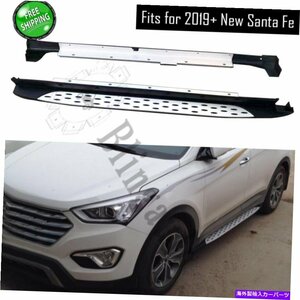 Nerf Bar 2019年以上のフィットヒュンダイサンタフェXLサイドステップナーフバーランニングボードカーペダル Fits for 2019+ Hyundai Sant