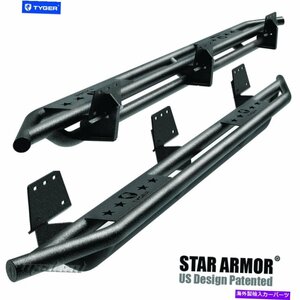 Nerf Bar タイガースターアーマーサイドステップナーフバーフィット19-22ダッジラム1500クルーキャブ TYGER Star Armor Side Step Nerf Ba