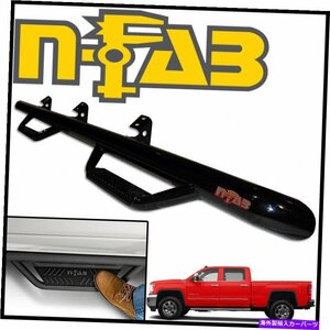 Nerf Bar n-fab nerf bars podium lgドロップステップバー2017-2019 Sierra 2500 3500 HDクルーキャブ N-FAB Nerf Bars Podium LG Drop St