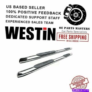 Nerf Bar ウェスティン4 15-16 F-250/F-350 PRO TRAXX OVAL NERF BARの磨かれたステンレス鋼 Westin 4Polished Stainless Steel For 15-