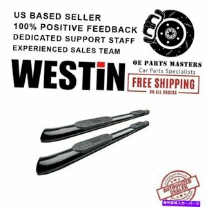 Nerf Bar ウェスティン5 07-18用ブラックパウダーコーティングトヨタツンドラプロトラックスオーバルナーフバー Westin 5Black Powder C