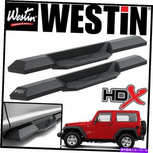 Nerf Bar ウェスティンHDXエクストリームナーフステップバーフィット2007-2018ジープラングラー2ドアJK Westin HDX Extreme Nerf Step Bar