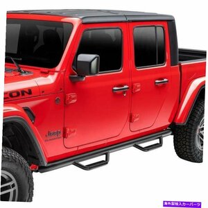 Nerf Bar 2020年の頑丈なリッジスパルタンナーフバージープグラディエーターJT 11596.12 Rugged Ridge Spartan Nerf Bars For 2020 Jeep G