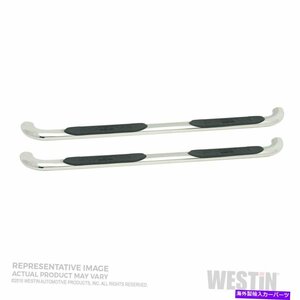 Nerf Bar Westin 21-4130 Platinum 4楕円形のnerfステップバー Westin 21-4130 Platinum 4 Oval Nerf Step Bars