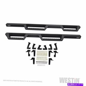 Nerf Bar WES56-14065ウェスティン56-14065 HDXドロップナーフステップバー - 黒いテクスチャー仕上げ WES56-14065 Westin 56-14065 HDX D