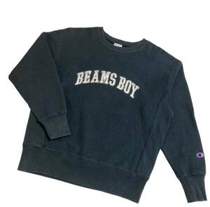 BEAMS BOY リバースウィーブ Champion スウェット トレーナー S ビームスボーイ チャンピオン ブラック