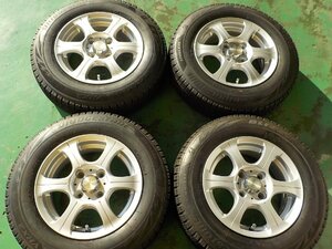 D13023 ウェッズ ravrion ５Ｊ ＋３５ ブリザック VRX2 155/80R13 付き ヴィッツ パッソ マーチ ロゴ 等 １３インチ車 店頭取り付け可