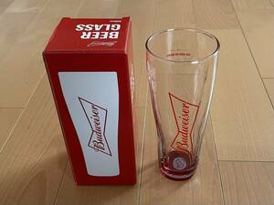 Budweiser BEER GLASS 330ml バドワイヤー　ビアグラス 未使用新品 送料込