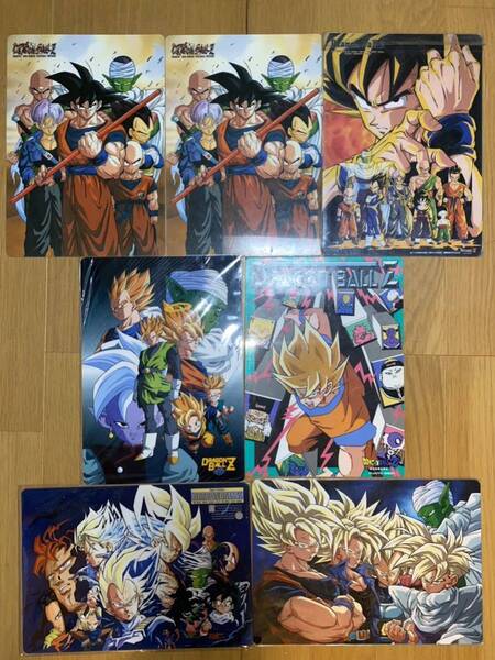 ドラゴンボールZ★下敷き7枚セット 当時物