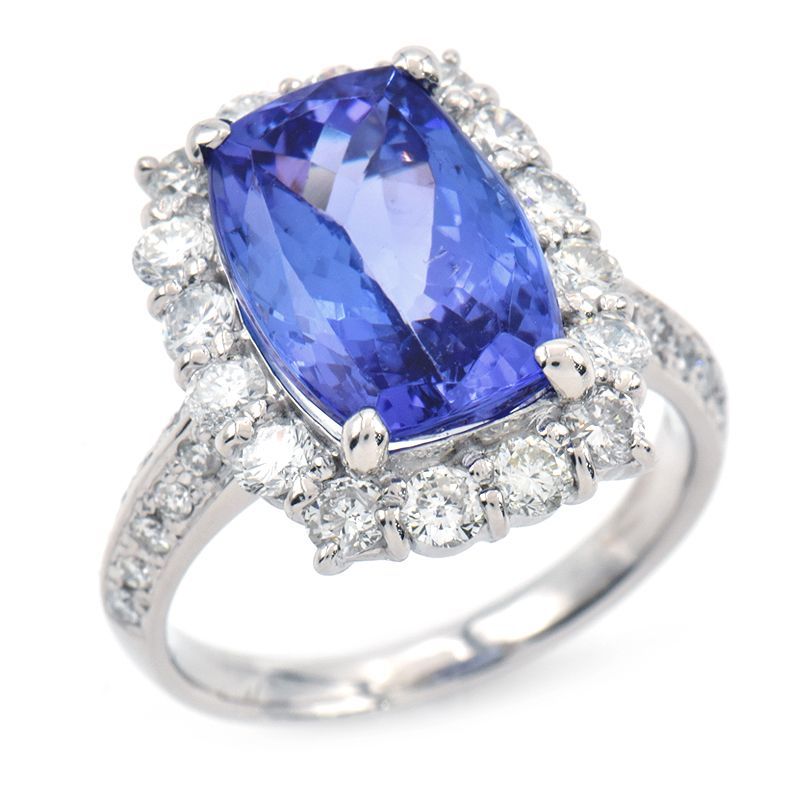 希少石 カボション ピンクサファイア 5.78ct Pt900 ダイヤ リング 商品
