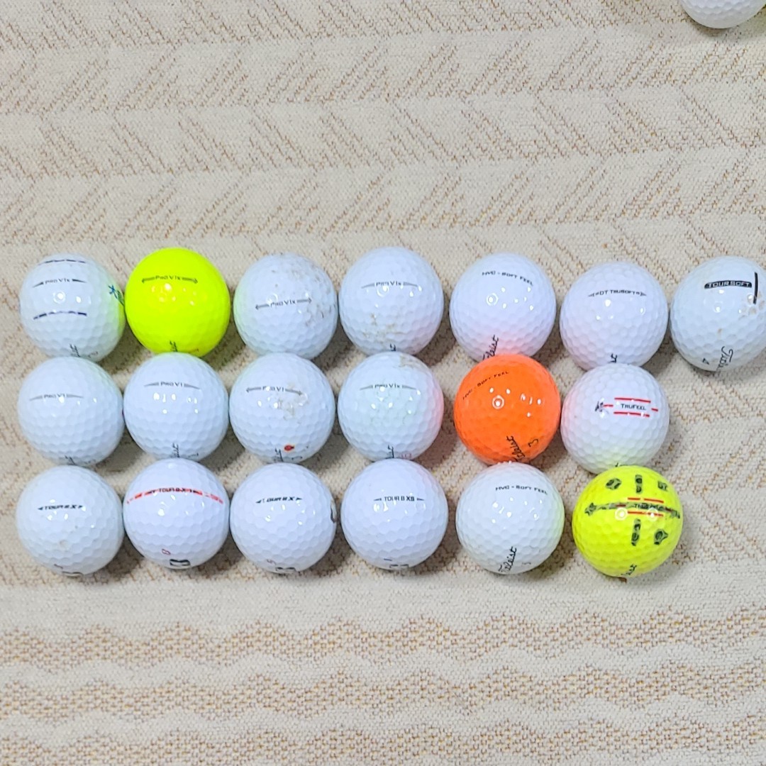 簡易包装版】タイトリスト PRO V1 21 イエロー ゴルフボール 2ダース