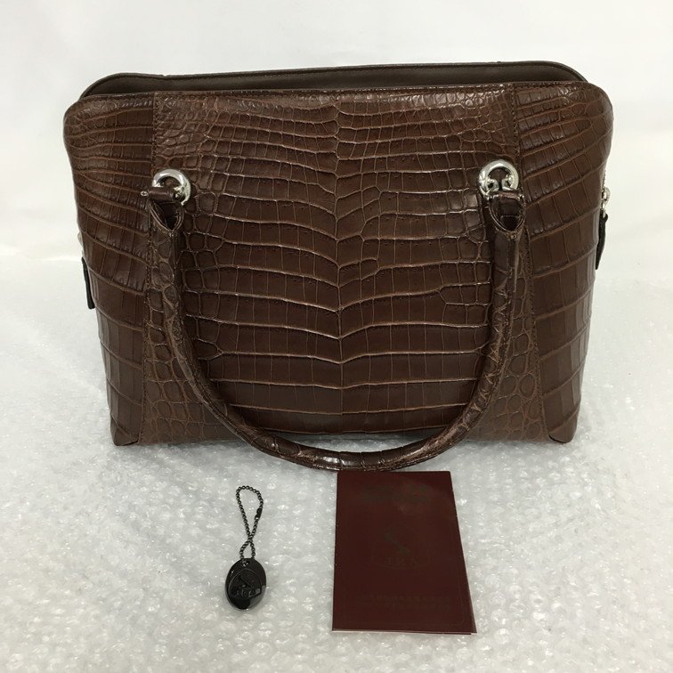 ヤフオク! -jra クロコダイル バッグの中古品・新品・未使用品一覧 最高のショッピング JRA認定 新品未使用クロコダイル バッグ ハンドバッグ