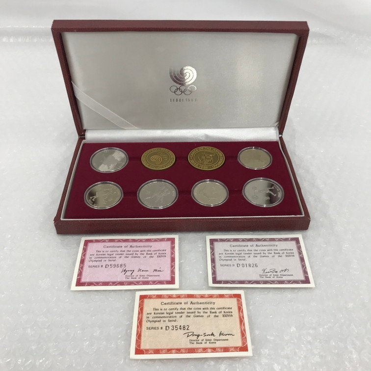 1988年 ソウルオリンピック 記念硬貨 メダル 5枚セット 新しい