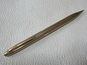 ■美品 希少 1940年代！バランス型 シェーファー（SHEAFFER） 金張り ペンシル 全長12.5ｃｍ 芯0.9ｍｍ SHEAFFER’S-MADE IN U.S.A.