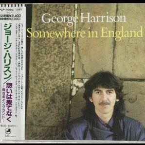 帯付き！George Harrison/SOMEWHERE IN ENGLAND