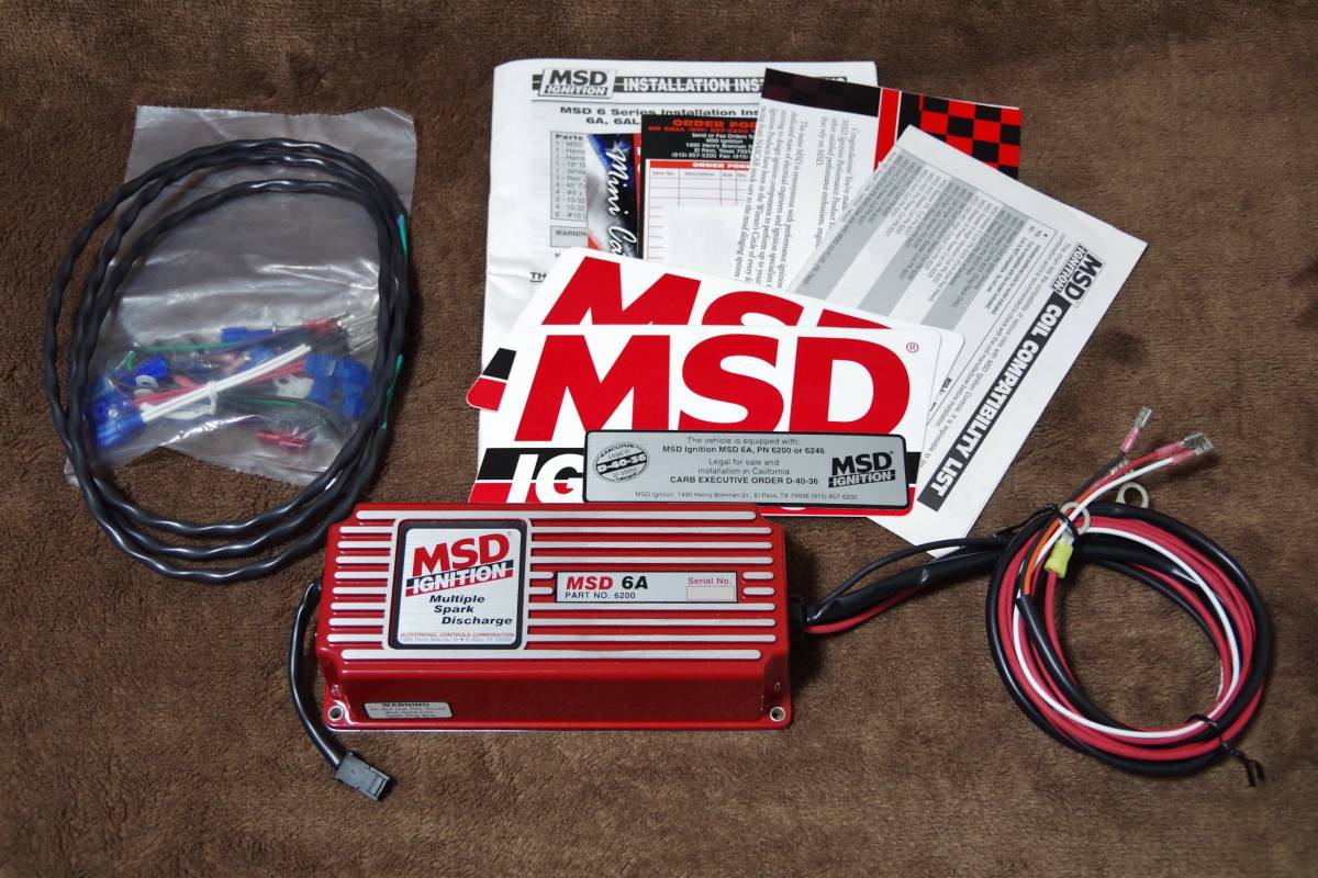 MSD 6AL ブラックバージョン イグニッション S30510GC10GC110B120S130