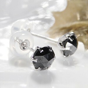  new goods pt900 platinum black diamond Monde earrings 0.60 carat AAA Class popular black-pia-06ct-pt900