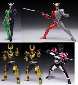 HDM.. Kamen Rider . manner. .. person, Kamen Rider W all 5 kind full comp postage 500 jpy ~ box attaching heat meta Rudy Kei do Kuuga Rising black eyes red eyes 