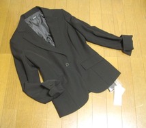 ◇新品7号・StyleNote◇洗練*フォーマルテーラードジャケット*黒*14900円*即決*_画像1