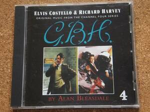 1991英国人気TVシリーズのサウンドトラックをコステロが担当したレア盤 　ELVIS COSTELLO & RICHARD HARVEY G.B.H.