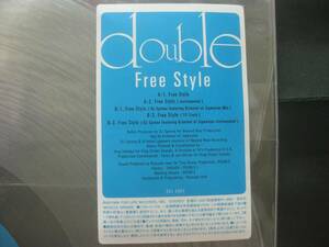 DOUBLE / FREE STYLE ◆X466NO◆12インチ