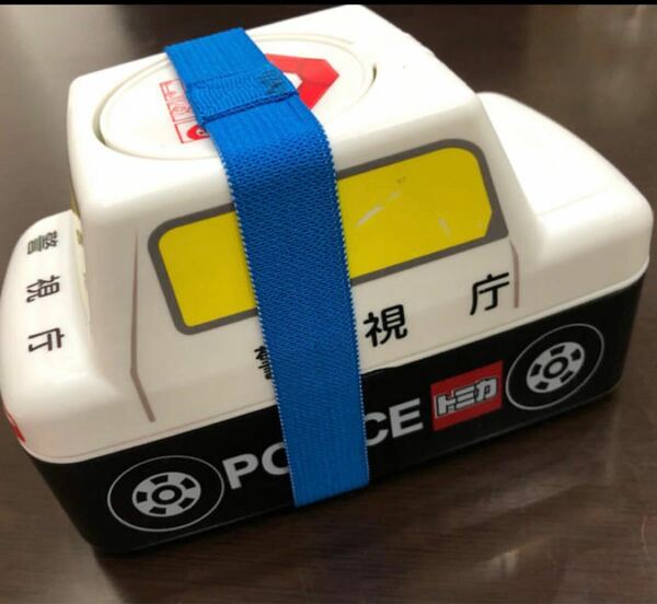 トミカ パトカー 弁当箱 ランチボックス 立体　希少　レア