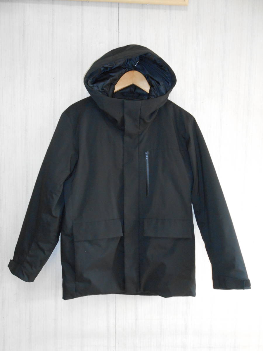 A74美品2年前購入ユニクロハイブリッドダウンパーカー黒S男性用