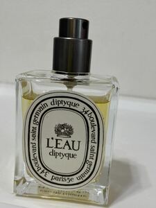 diptyquetiptikL'EAU low 50ml old bottle remainder amount enough outside fixed form shipping is 350 jpy o-doto crack spray EDT SP cap none 