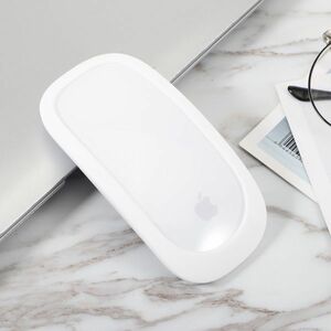 Apple Magic Mouse 2/1 マウス シリコン カバー プロテクター ケース 衝撃吸収 精密設計 四角保護 ホワイト E454！送料無料！