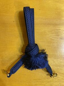  мужской перо тканый шнур натуральный шелк темно-синий аксессуары для кимоно 